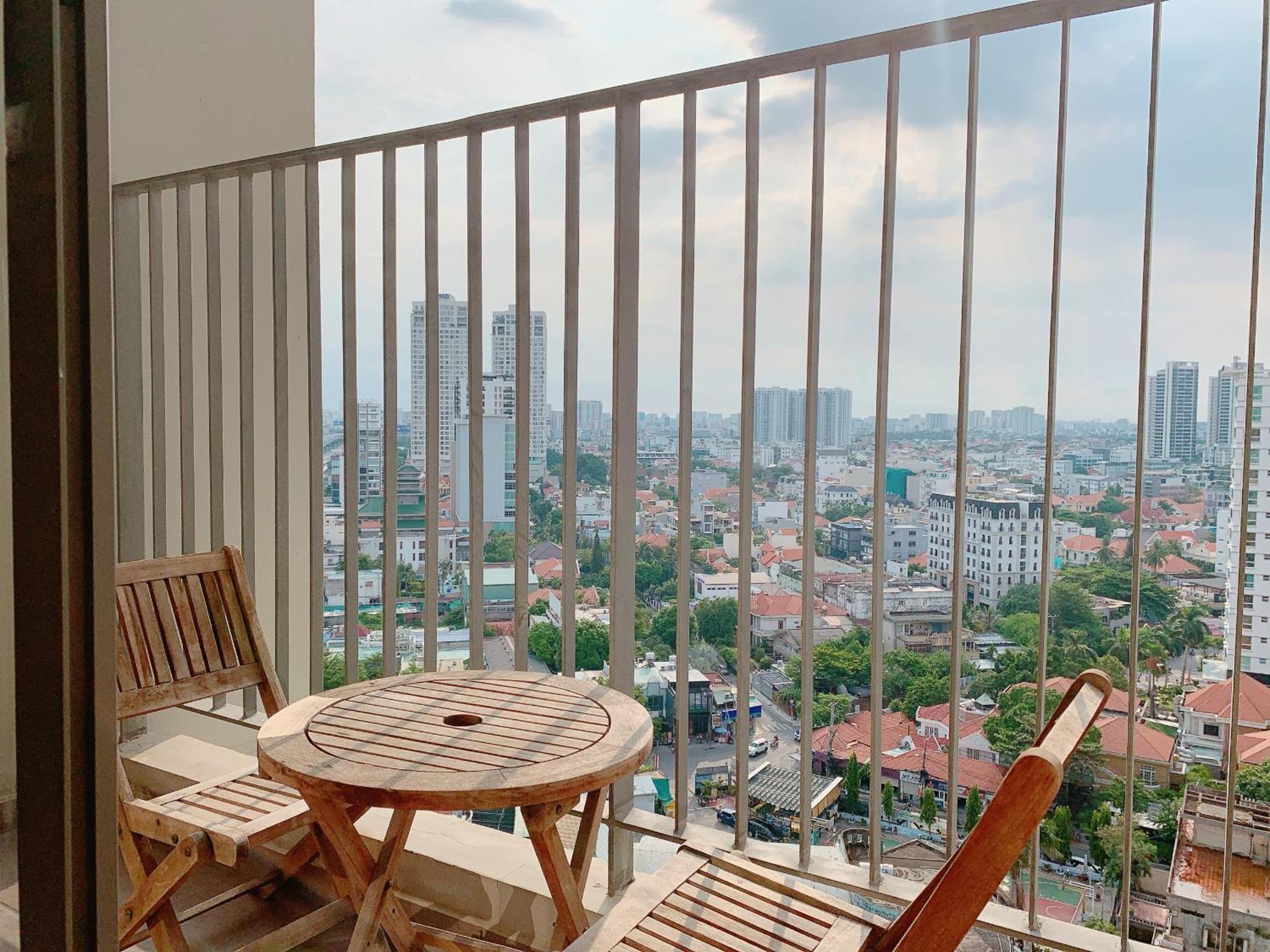 Masteri Thao Dien Comfy Apartment #Nice Balcony #Opening View Хошимин Экстерьер фото